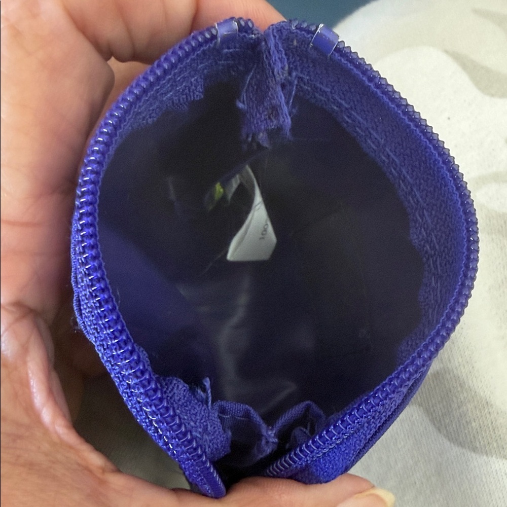 Esprit Purple Coin Pouch with Key Clip - Picture 7 of 11